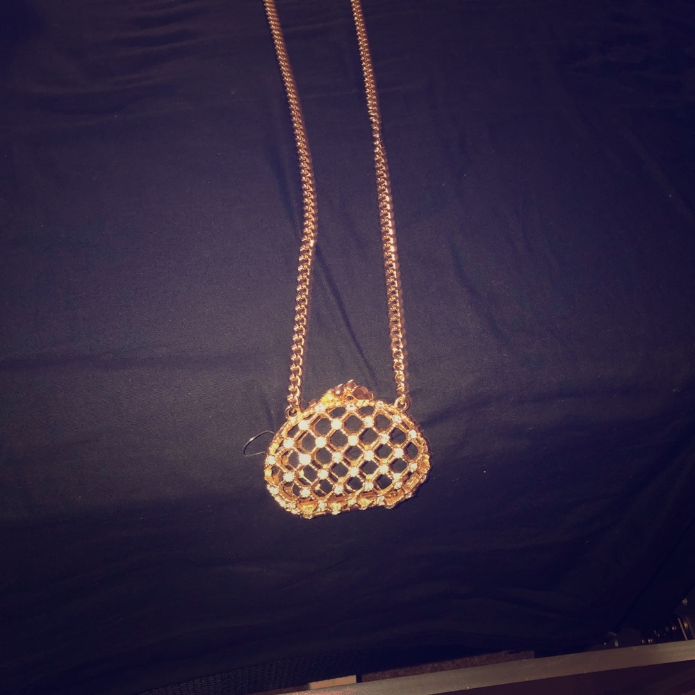 Gold mini crossbody